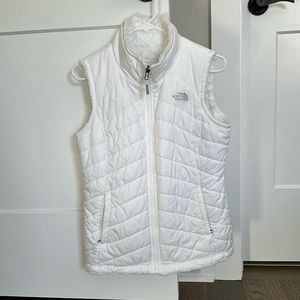 The North Face White Reversible Vest